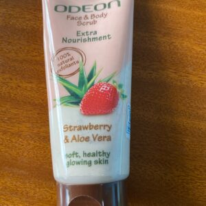 Odeon Strawberry & Aloe Vera Face & Body Scrub 100ml (100% Original)