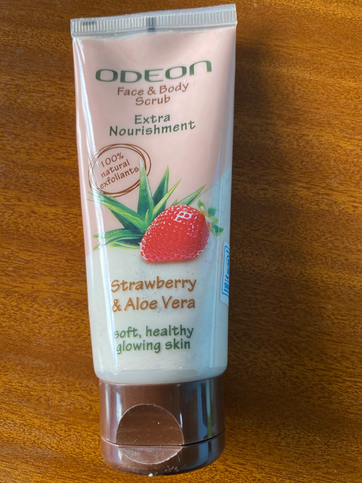 Odeon Strawberry & Aloe Vera Face & Body Scrub 100ml (100% Original)